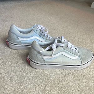 Light blue low top vans